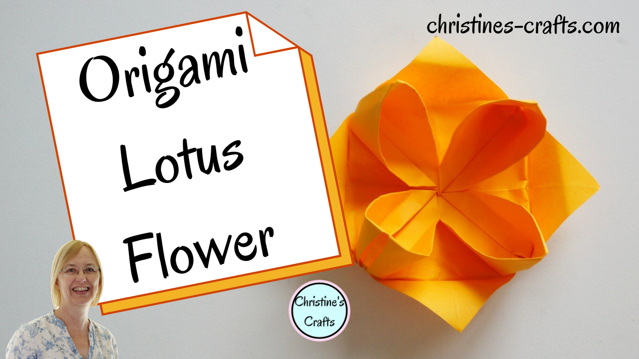 'Video thumbnail for Easy to Fold Origami Lotus Flower'