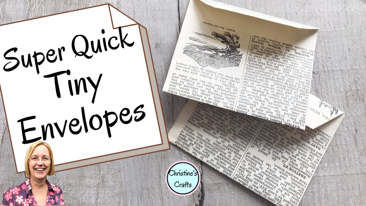 'Video thumbnail for How to Make Book Page Tiny Envelopes'