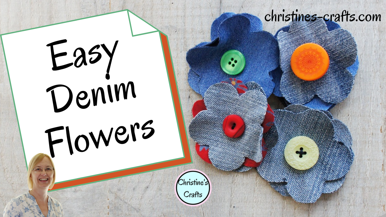 'Video thumbnail for How to Make Shabby Chic Flowers from Old Jeans'