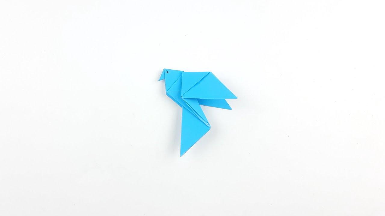 'Video thumbnail for Origami Dove Bird tutorial - How To Fold A Paper Dove (Step by Step)'