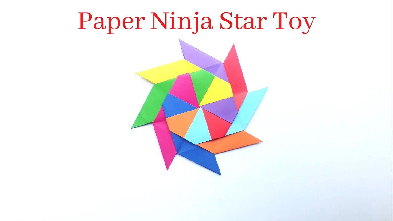 'Video thumbnail for How To Make Paper Ninja Star Origami - Easy Paper Crafts'