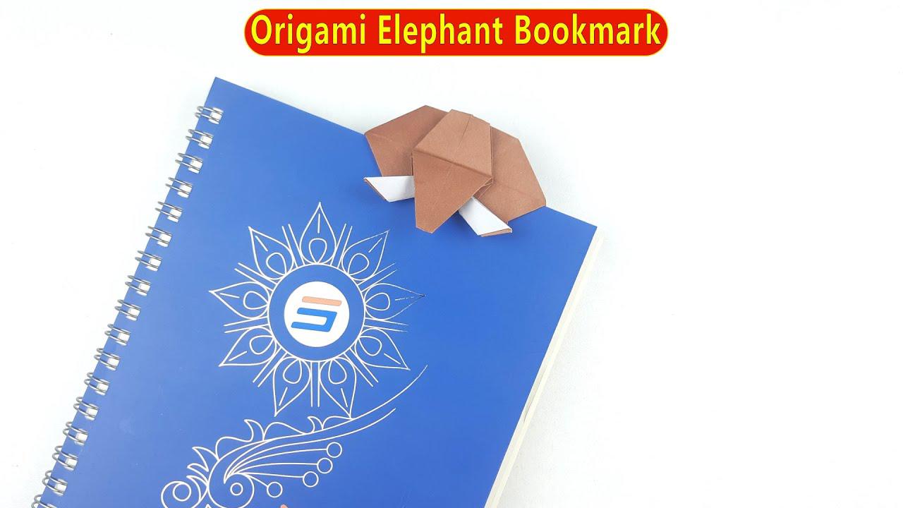 'Video thumbnail for Origami Elephant Bookmark - Easy Paper Crafts'