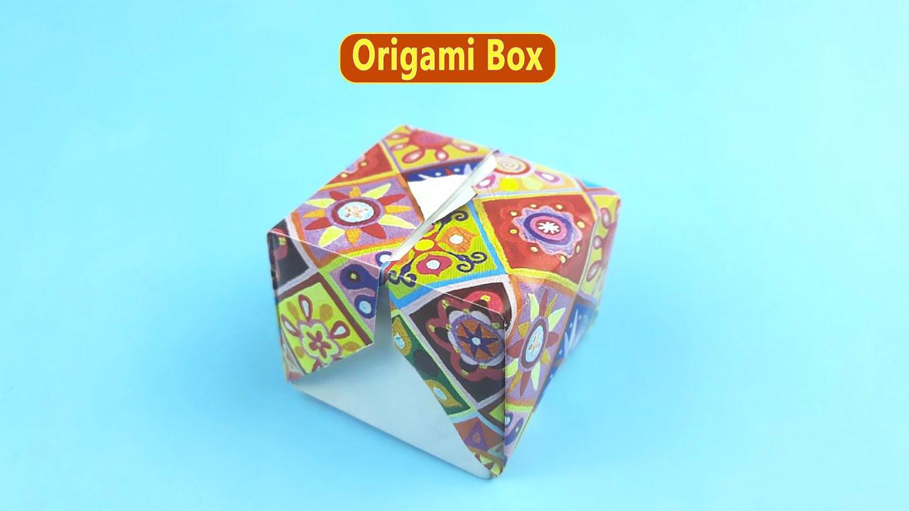 'Video thumbnail for Origami Box Easy Step by Step  - DIY Paper Crafts'