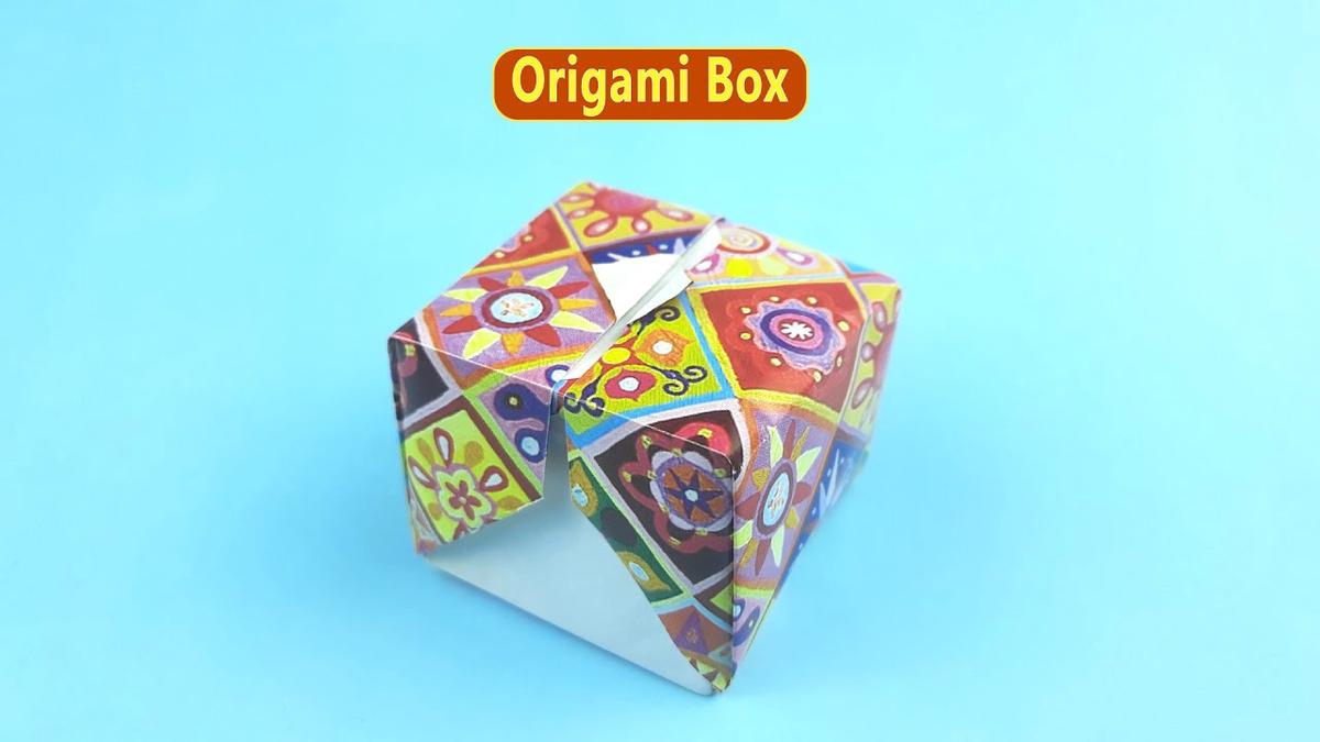 'Video thumbnail for Origami Box Easy Step by Step - DIY Paper Crafts'