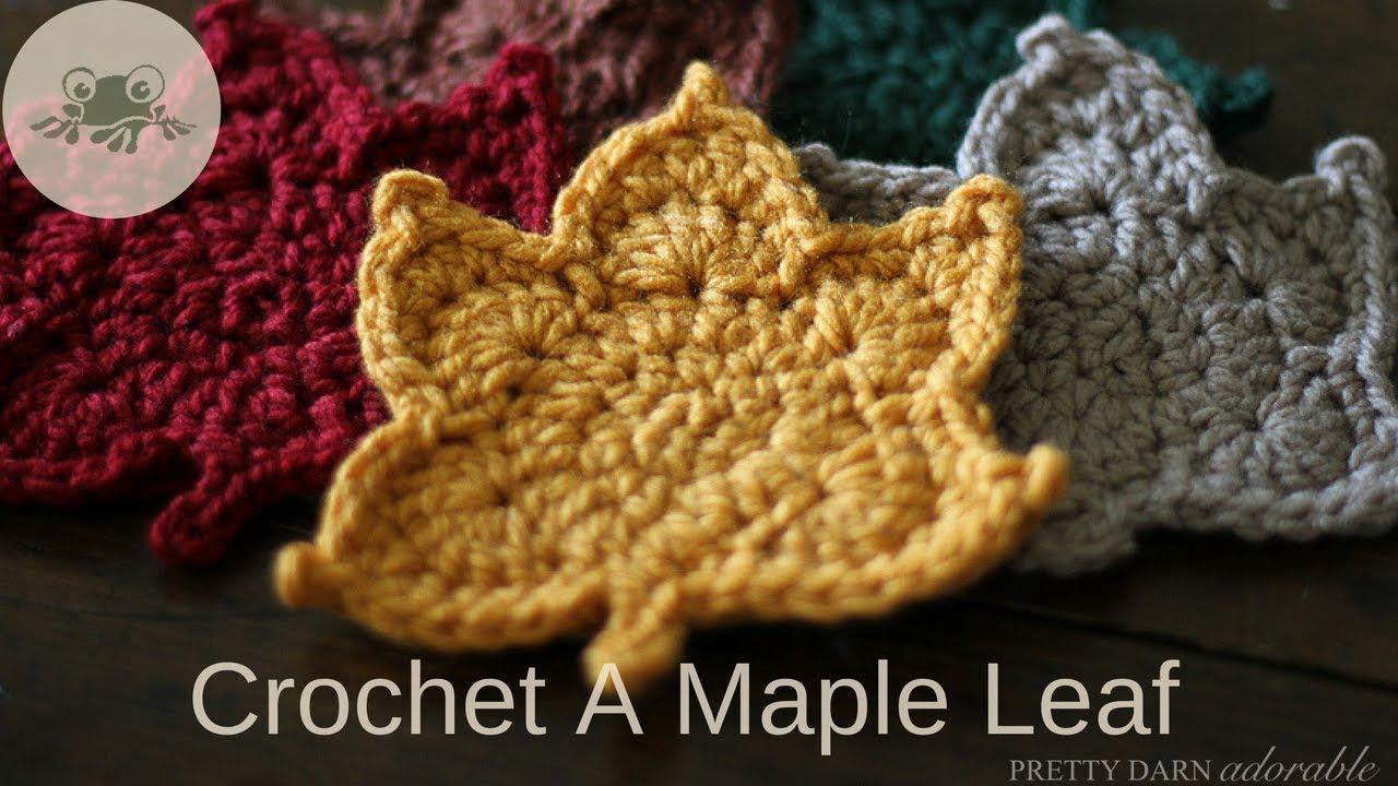 'Video thumbnail for Crochet Maple Leaf - Easy Maple Leaf Crochet Coaster for Beginner'