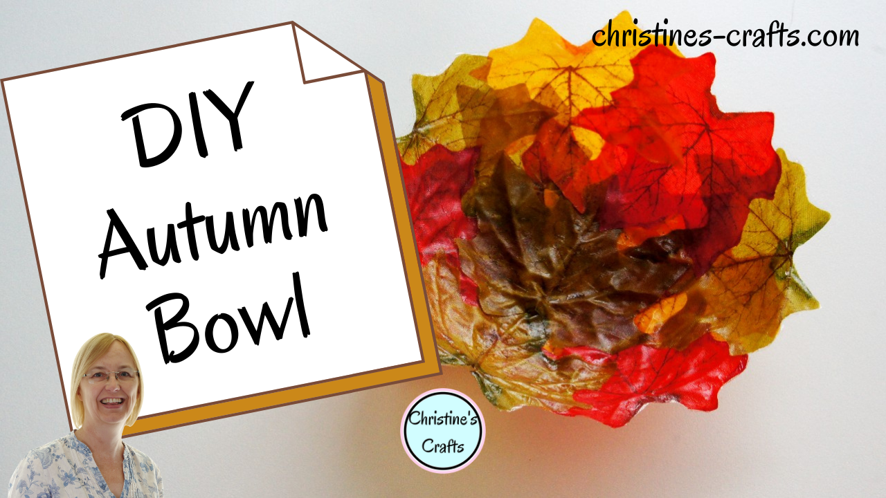 'Video thumbnail for How to Make an Fall / Autumn Leaf Bowl'