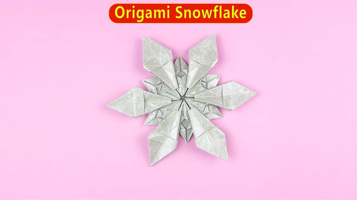 'Video thumbnail for Origami Snowflake for Christmas/Step by Step/ Easy Paper Crafts'