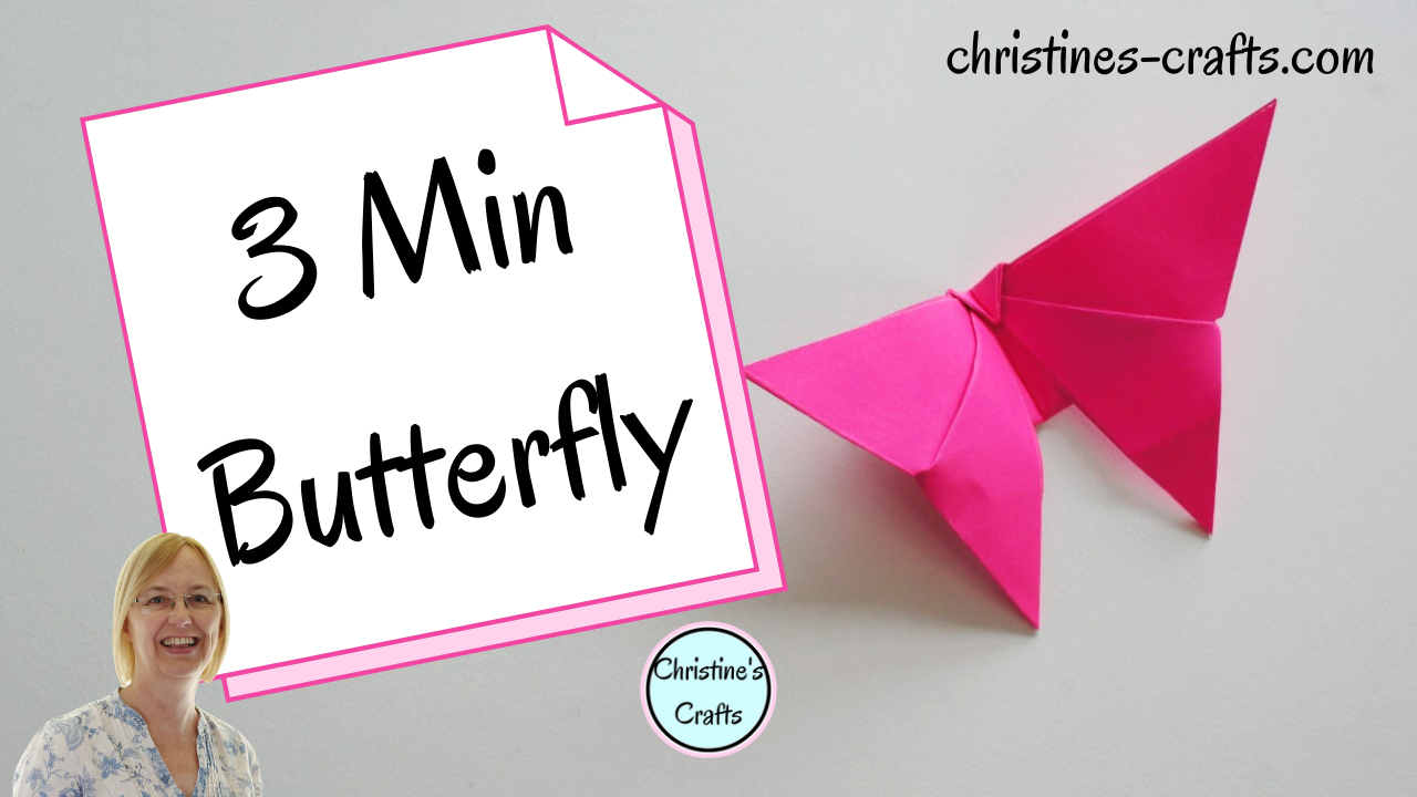 'Video thumbnail for How to Make an easy Origami Butterfly in 3 minutes'