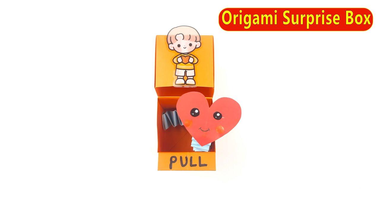 'Video thumbnail for Origami Surprise Box / Paper Kawaii / Paper Craft Box'