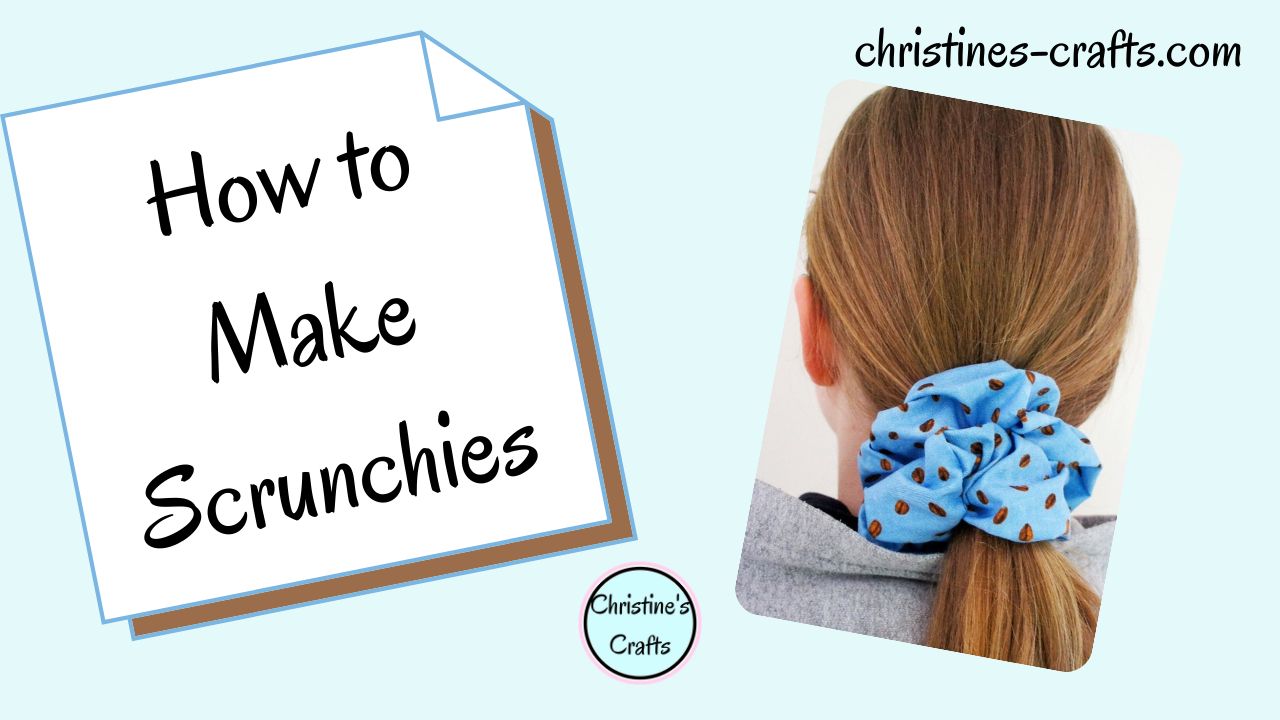 'Video thumbnail for How to Sew Hair Scrunchies'