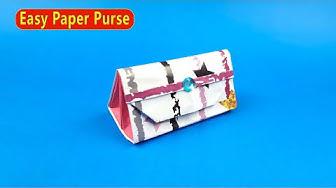 'Video thumbnail for Easy Paper Purse/How to Make Origami/ Easy Origami/Easy Paper Crafts'