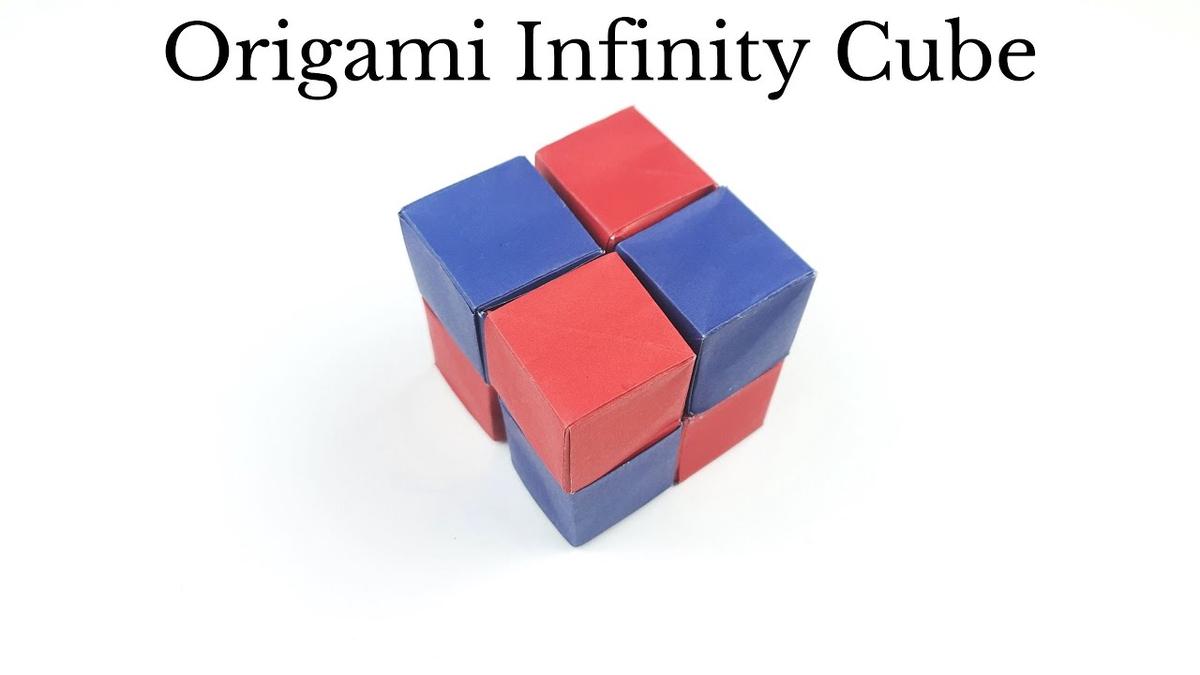 'Video thumbnail for Origami Infinity Cube Tutorial - DIY Easy Paper Crafts'