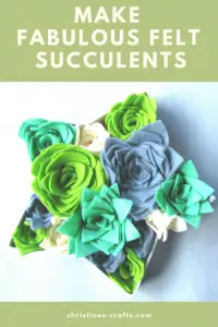 felt succulents