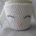 Bunny plant pot cover