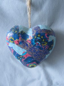 Decoupage Heart