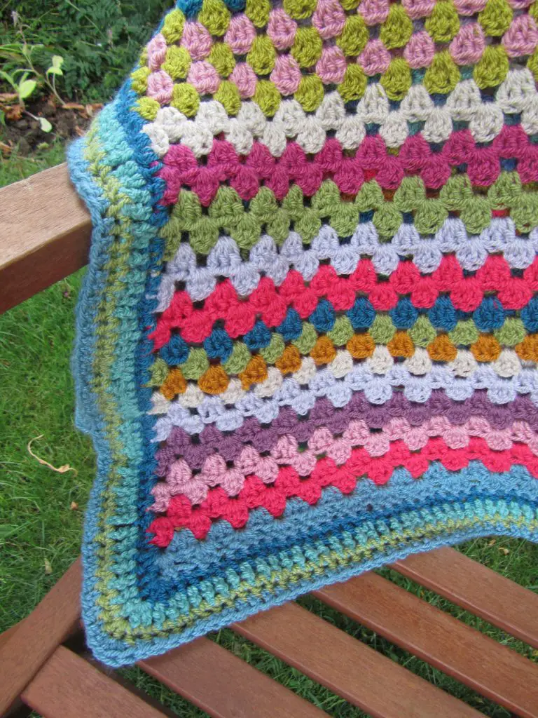 crochet blanket corner