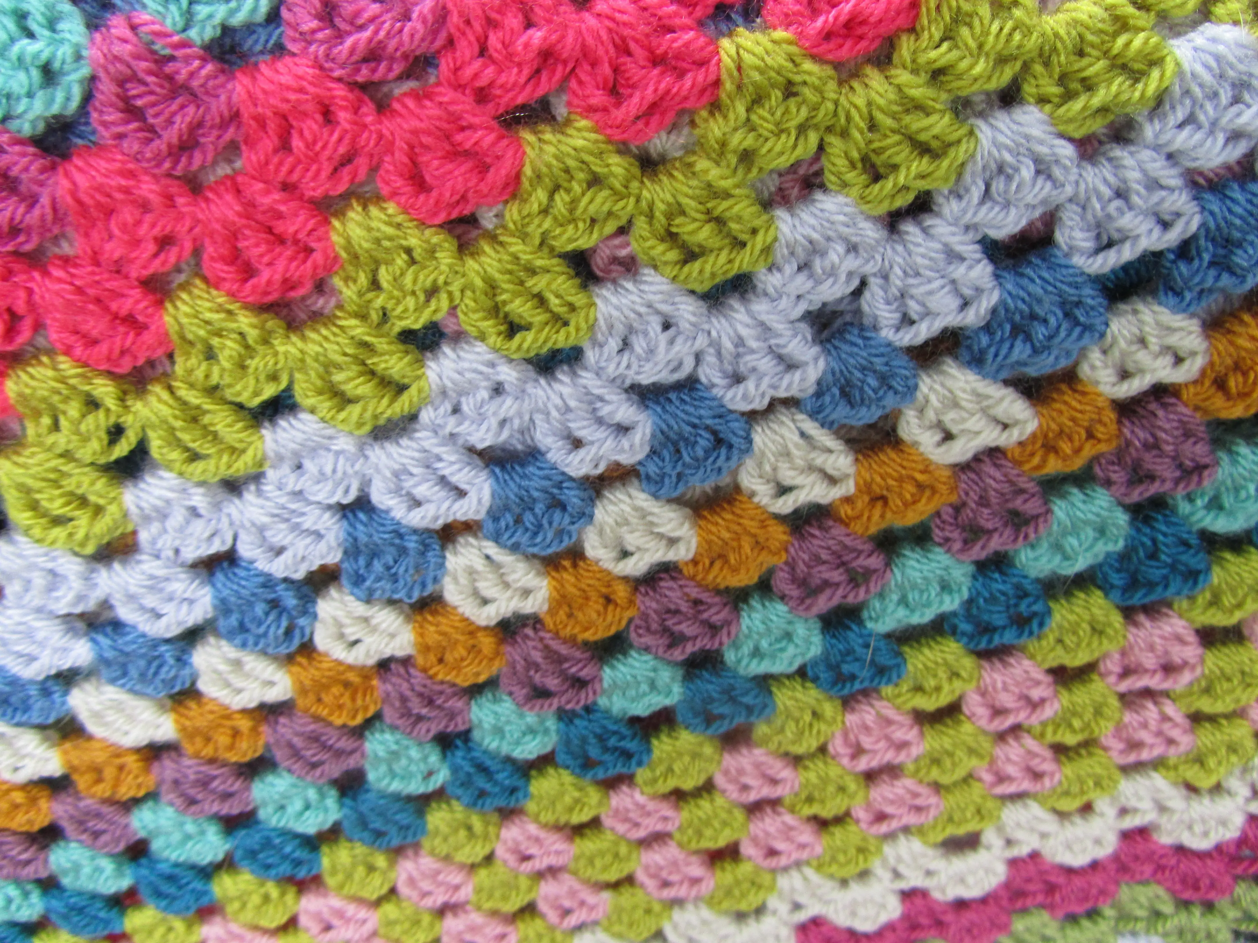 crochet blanket detail