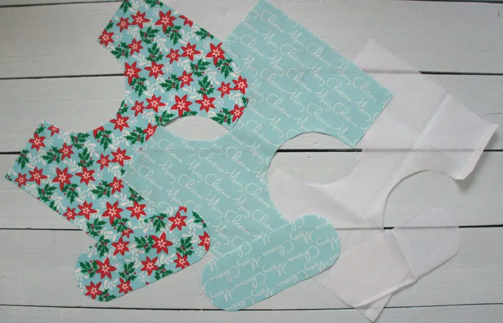 Bag pieces cut out