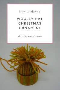 Woolly Hat Ornament Pin