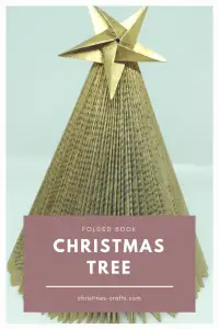 Folded Book Christmas Tree