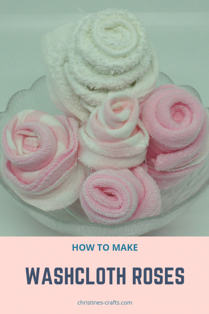 Cute Washcloth Roses - How to Make Tutorial (easy to make) - Christine ...