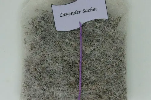 Lavender teabag sachet