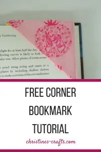 Fabric Corner Bookmark