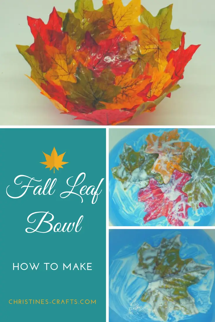 DIY Autumn / Fall Leaf Bowl, How to Make Christine's Crafts