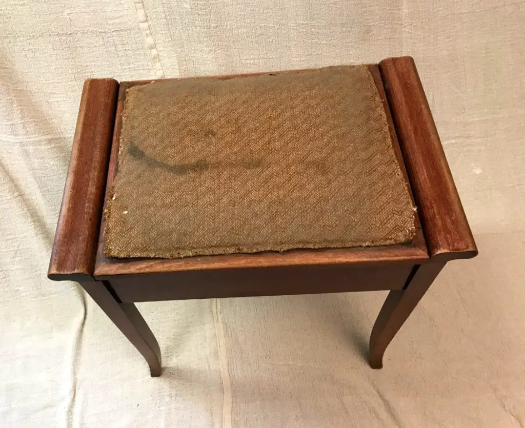 Stool with top removed