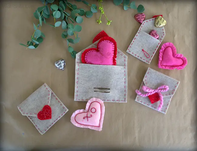 Cute Felt Envelopes