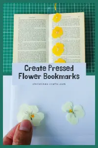 pressed flower bookmarks