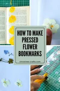 pressed flower bookmarks 