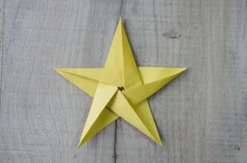 Completed 5 pointed star