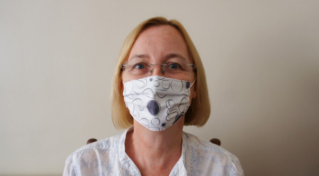 Horizontal pleat face masks DIY