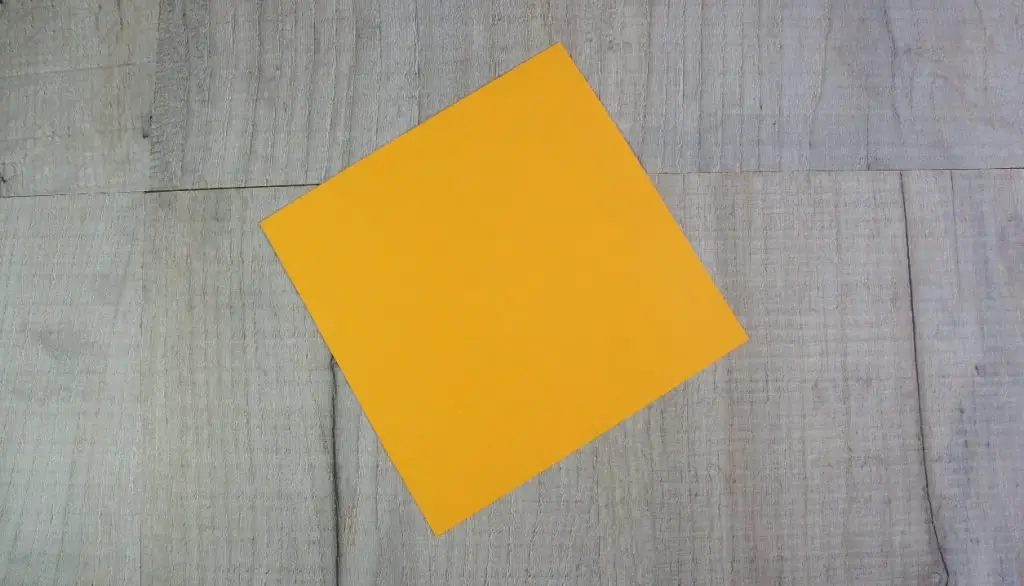 Origami Square of Paper