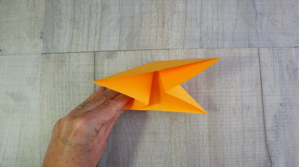 Origami water bomb fold