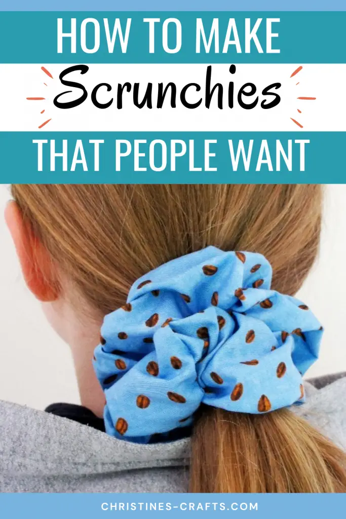 scrunchies in hair 