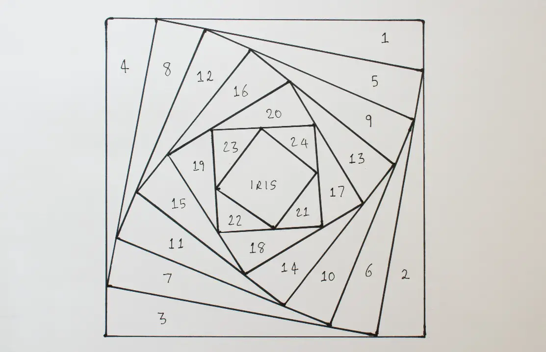 Iris Fold Templates