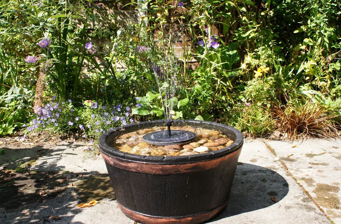 How To Make A Soothing Solar Powered Diy Water Feature In 10 Minutes - Easy Diy Solar Water Fountain