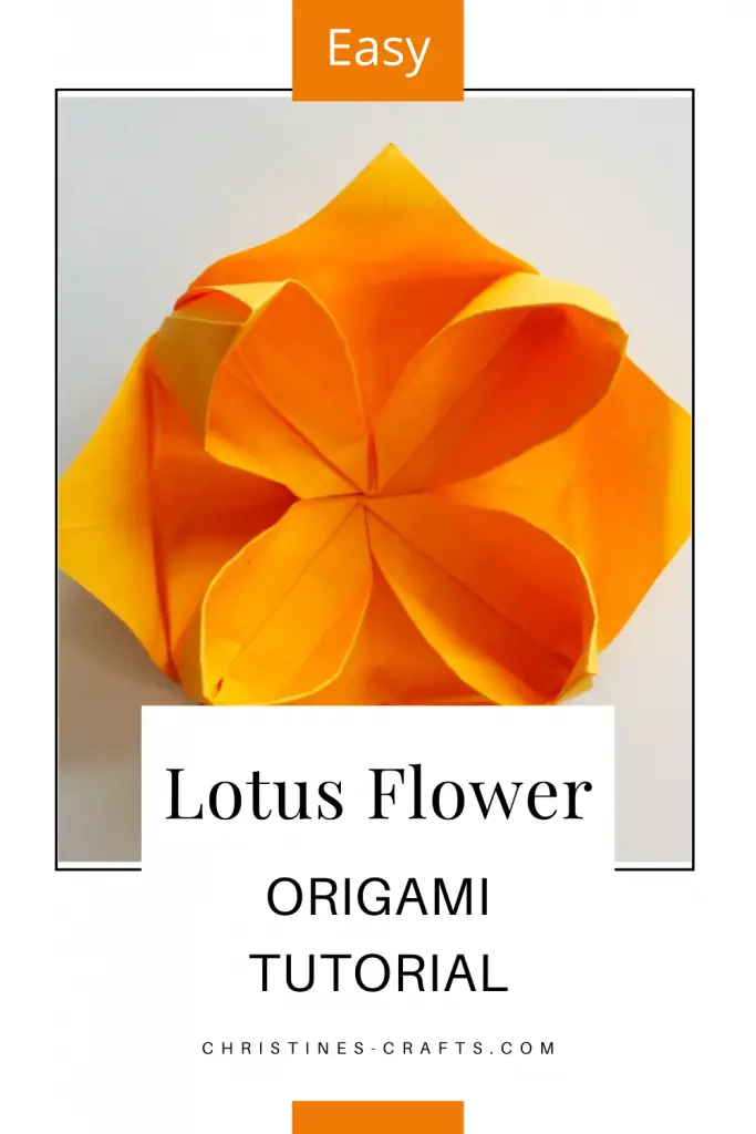 origami lotus flower