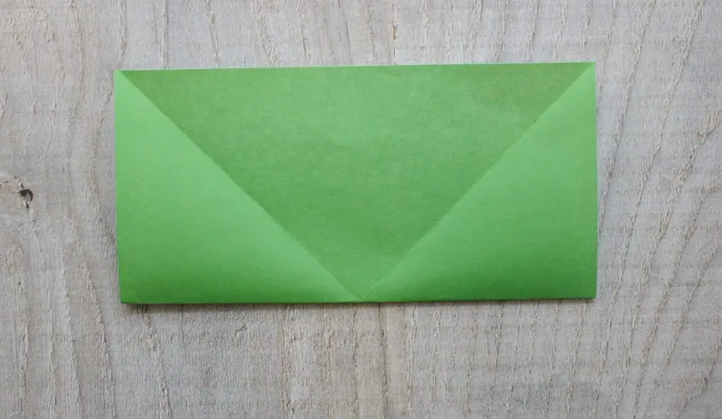 origami paper folded side to side