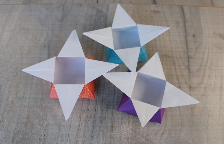 origami star boxes