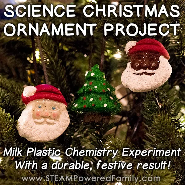 Milk Plastic Santas