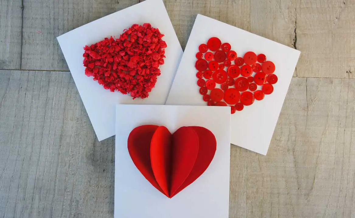 Tissue Paper Heart Craft - Easy Valentine's Decor Idea
