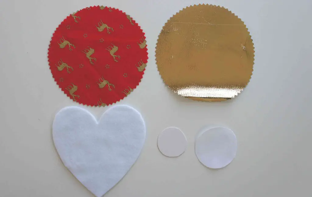 Christmas angel components cut out