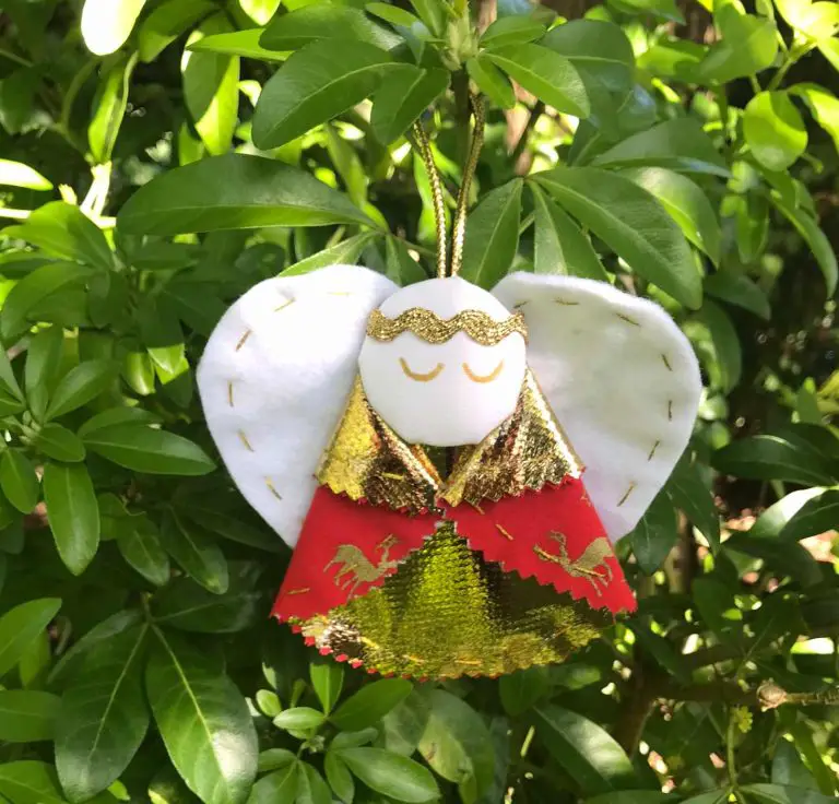 diy christmas tree angel decoration