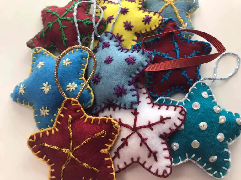 Star Felt Christmas Decorations