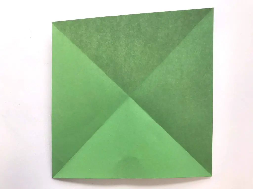 first Origami folds