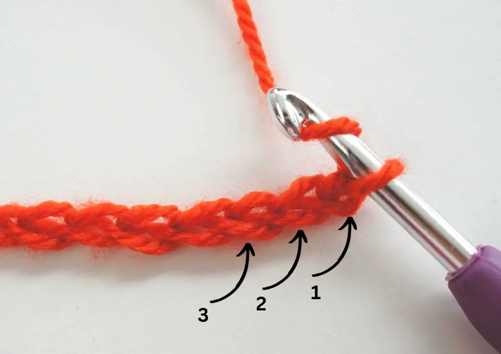 half double crochet stitch start