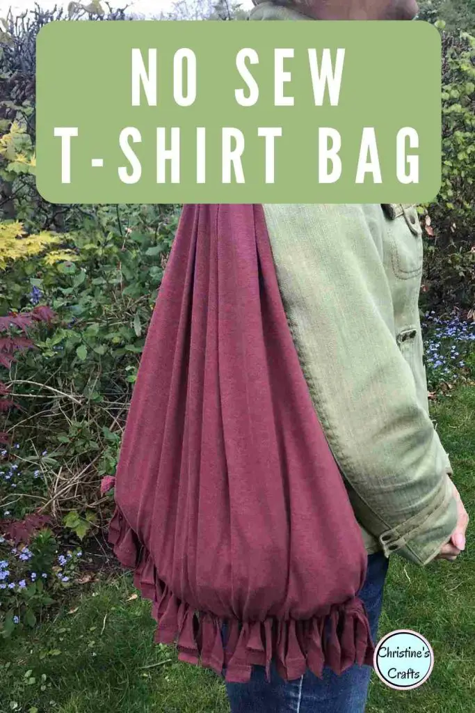 no sew t shirt bag Pinterest pin